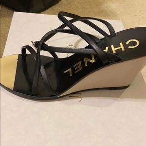 Chanel wedges